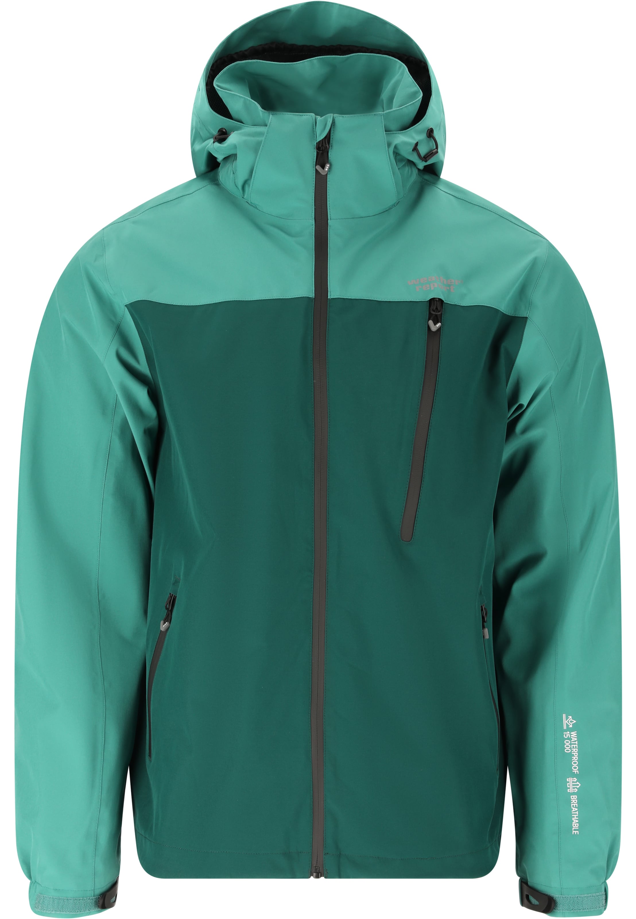 Weather Report Outdoor jacket 'DELTON' in Green: front