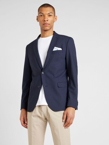 Coupe slim Veste de costume s.Oliver BLACK LABEL en bleu : devant