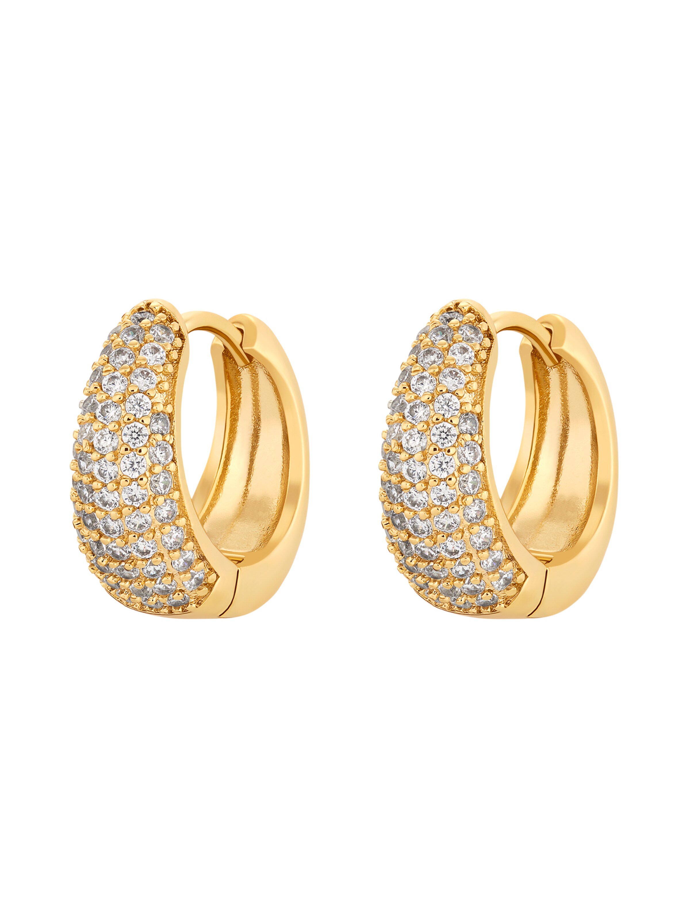 Heideman Oorbellen 'Feline' in Goud: voorkant