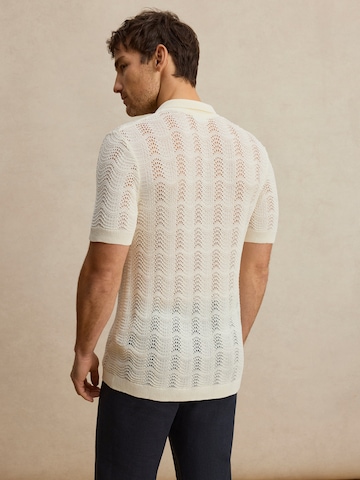 DAN FOX APPAREL Slim fit Πουκάμισο 'Dylan' σε λευκό