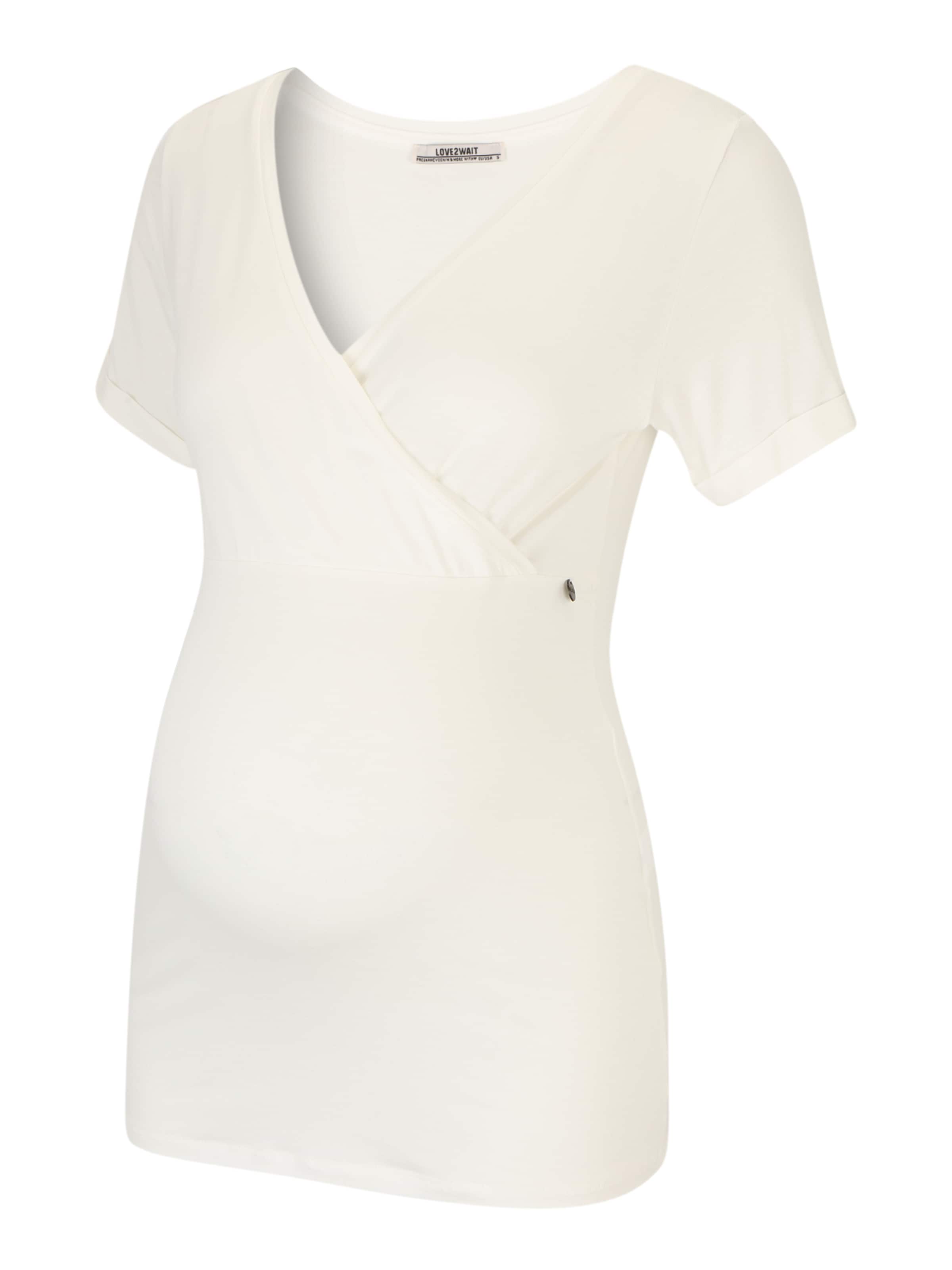 LOVE2WAIT - Camisa em branco: frente