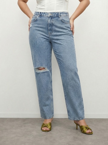 CITA MAASS - regular Vaquero 'Rea' en azul: frente