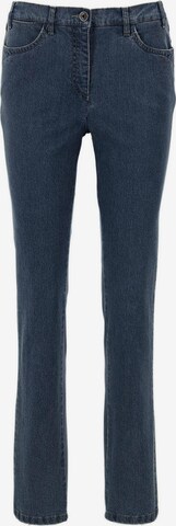 Goldner Slimfit Jeans 'Carla' in Blauw: voorkant