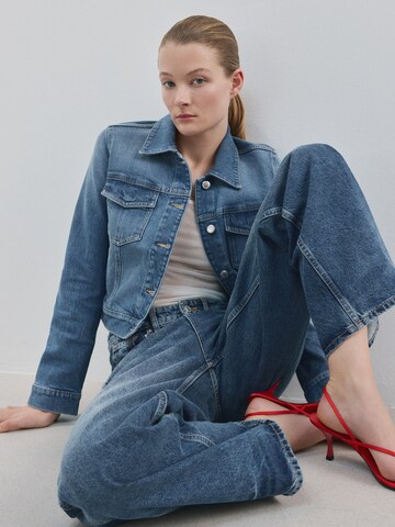 MANGO Jacke 'NEWVICKY' in Blau