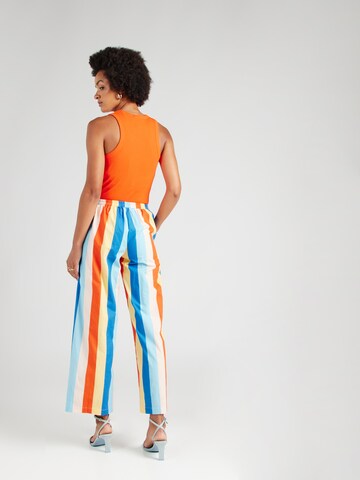 Compania Fantastica Zvonové kalhoty Kalhoty se sklady v pase – mix barev