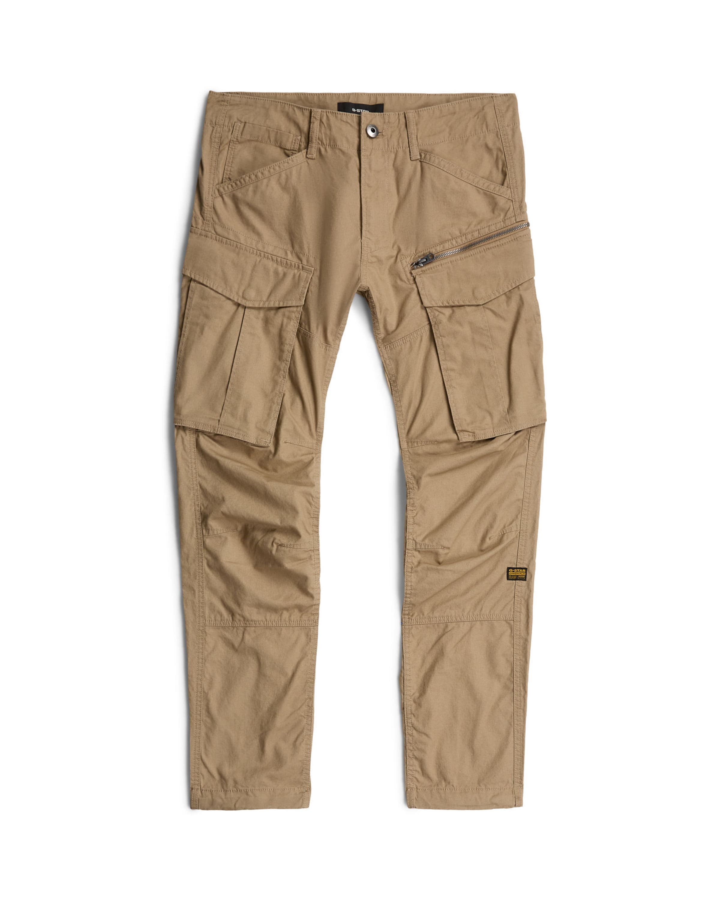 G-STAR Pantalon cargo 'Zip 3D Regular Tapered Pants' en 24/26 en safran, Vue avec produit