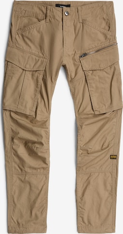 Regular Pantalon cargo 'Zip 3D Regular Tapered Pants' G-STAR en beige : devant