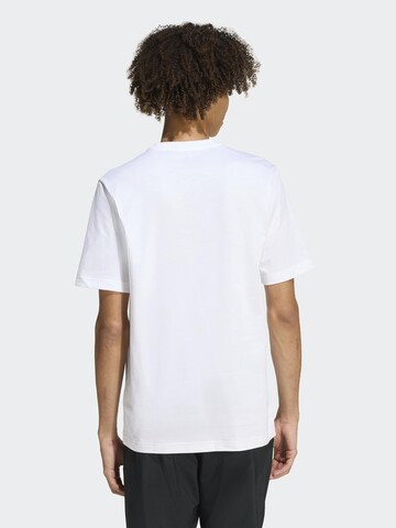 T-Shirt fonctionnel 'LINEAR' ADIDAS SPORTSWEAR en blanc