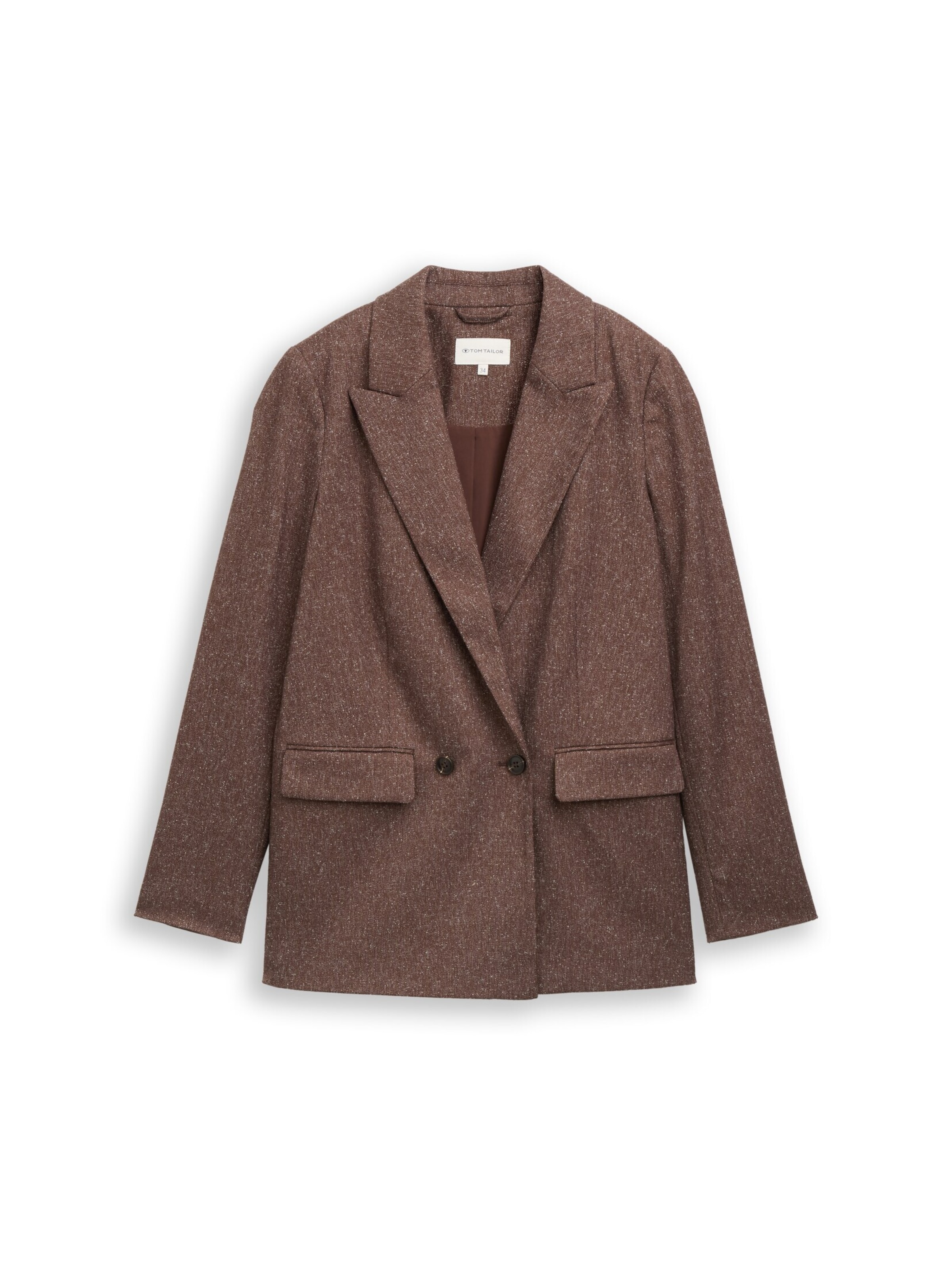 TOM TAILOR Blazer in Braun: Vorderseite
