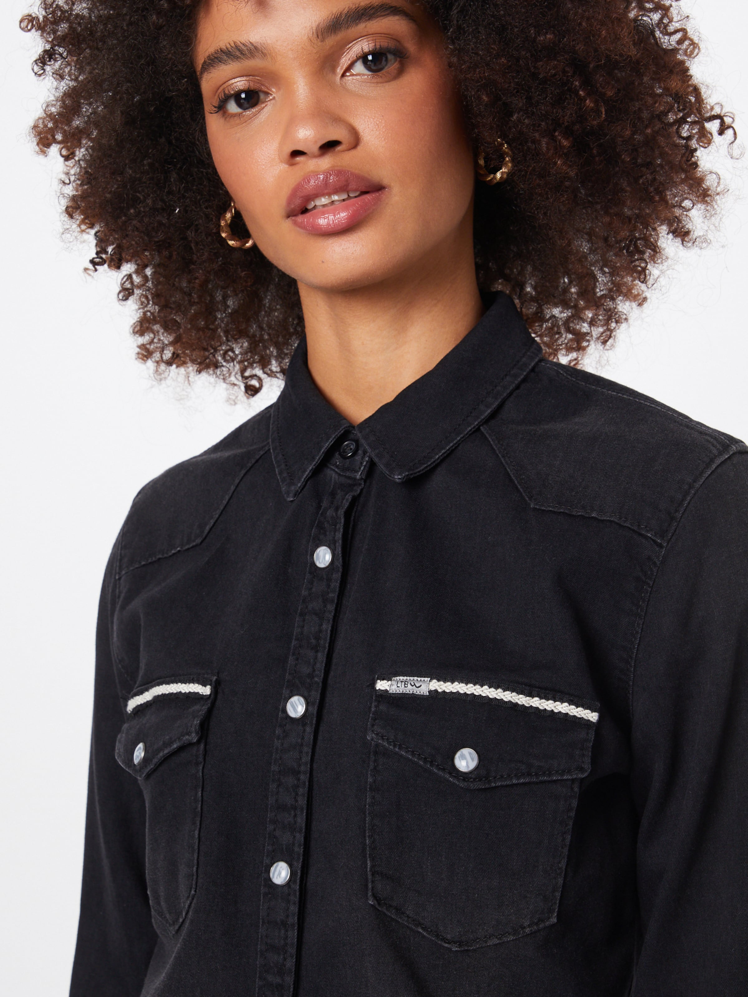 Frauen Große Größen LTB Bluse 'Lucinda' in Schwarz - QJ62137 Frauen Große Größen LTB Bluse 'Lucinda' in Schwarz - QJ62137