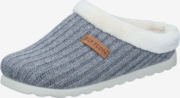 FLY FLOT Slippers in Grey: front