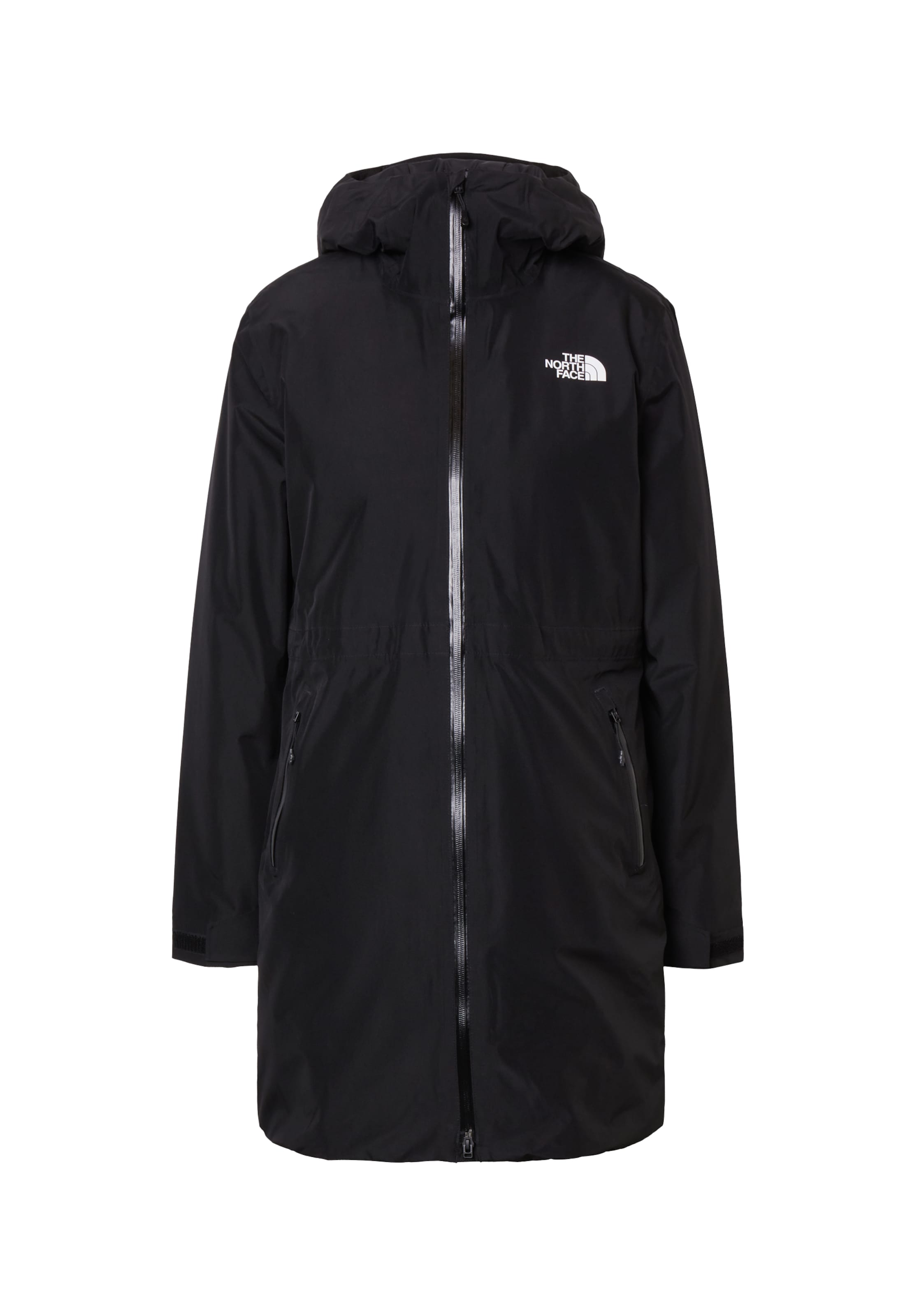 THE NORTH FACE Zunanja jakna 'Hikesteller' | črna barva: sprednja stran