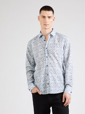 JOOP! Jeans Regular fit Overhemd 'Hanson3' in Blauw: voorkant