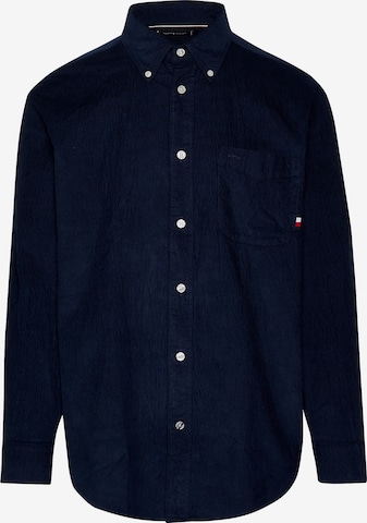 TOMMY HILFIGER Button Up Shirt in Blue: front