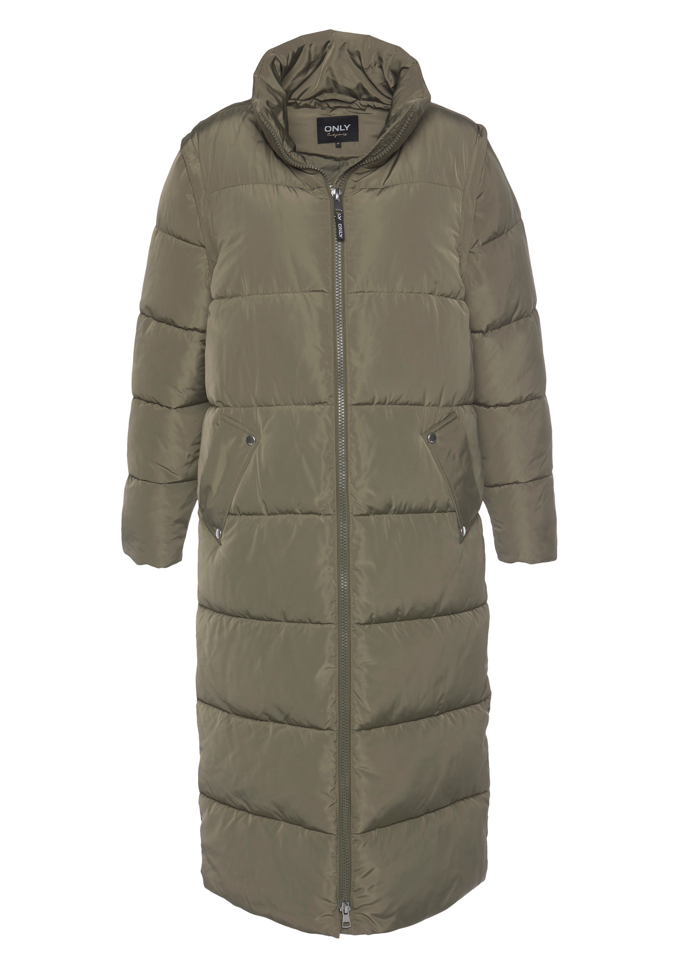 ONLY Winter Coat in Green: front