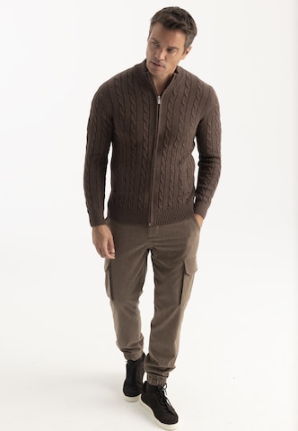 Vestes en maille Felix Hardy en marron