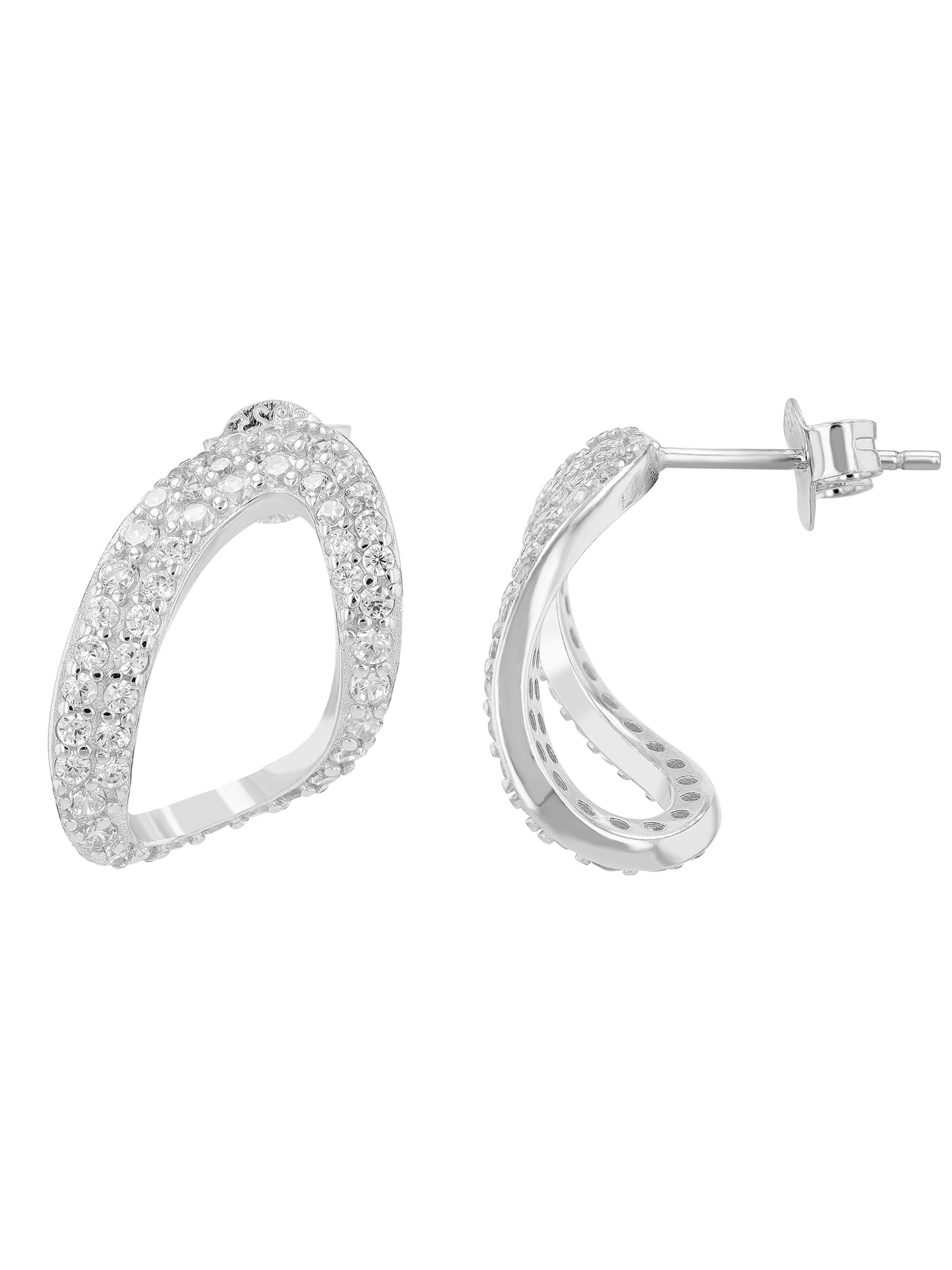 Akzent Earrings 'langlebig' in Silver