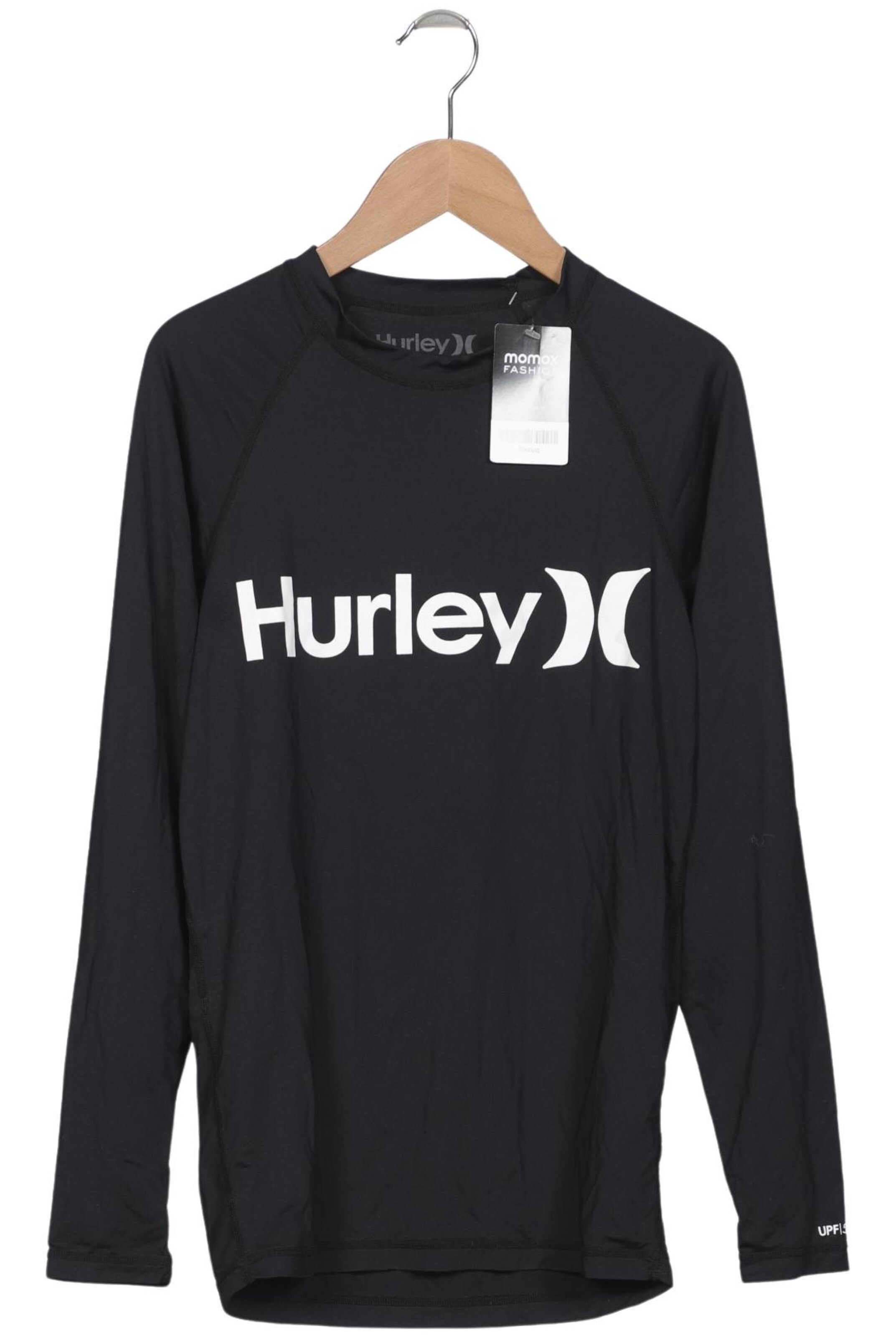 Hurley Langarmshirt L in Schwarz: Vorderseite