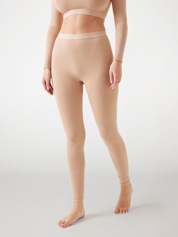 GUESS Skinny Leggings 'Matilde' in Beige: Vorderseite