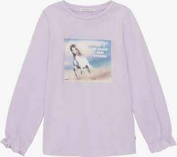 T-Shirt TOM TAILOR en violet : devant