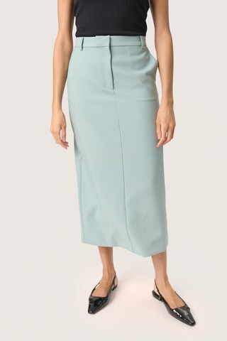 SOAKED IN LUXURY Skirt 'SLCorinne' in Blue: front