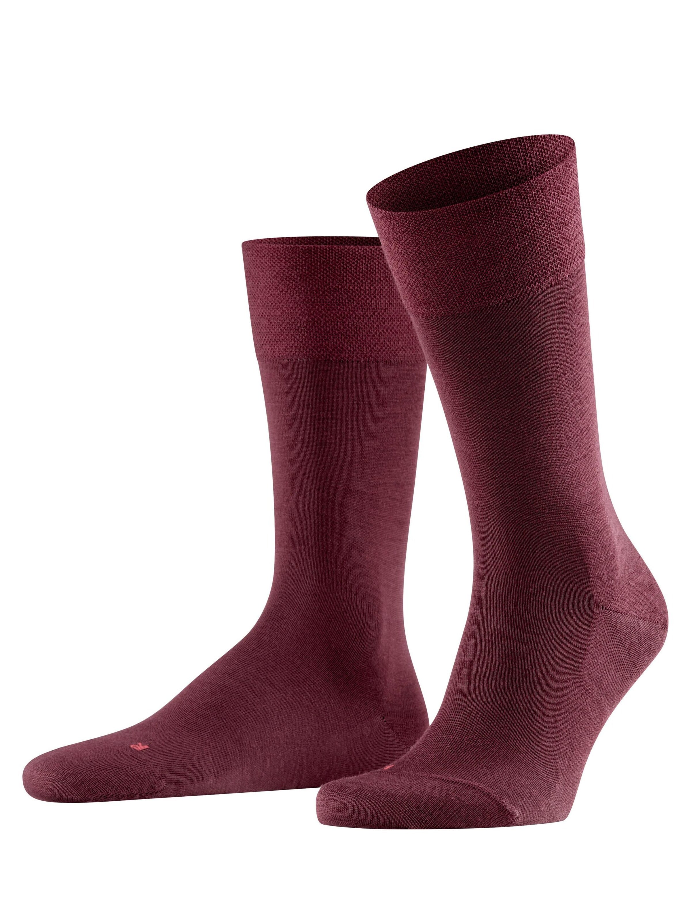 FALKE Socken 'Sensitive Berlin'‌‌‌‌‌‌‌‌‌‌ in Rot: Vorderseite
