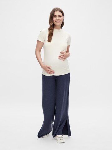 MAMALICIOUS Loose fit Trousers 'Petra' in Blue