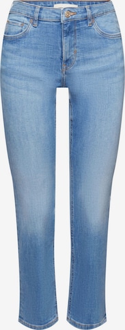 ESPRIT Slimfit Jeans in Blauw: voorkant