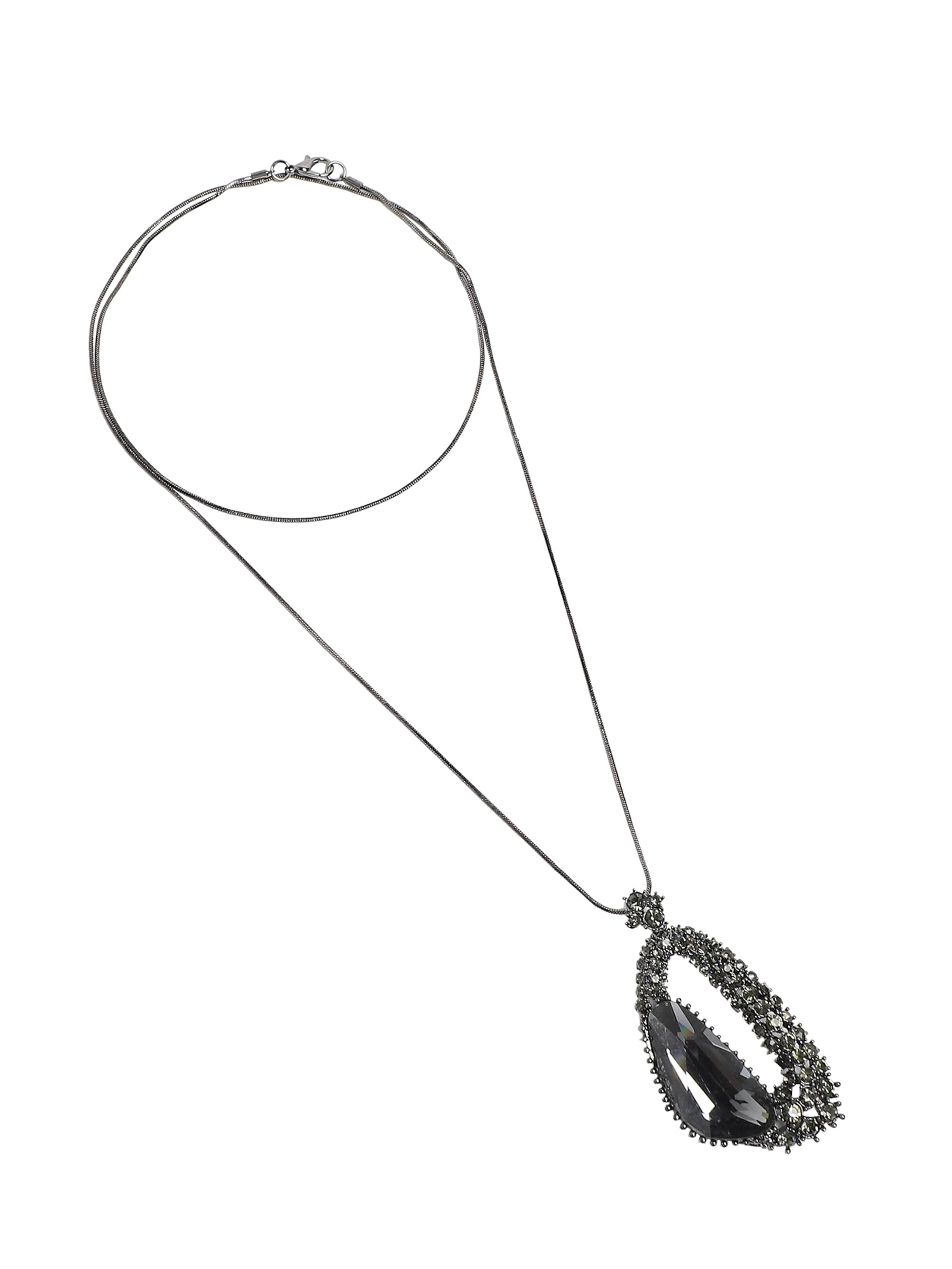 SOHI Necklace 'Sumirta' in Black: front