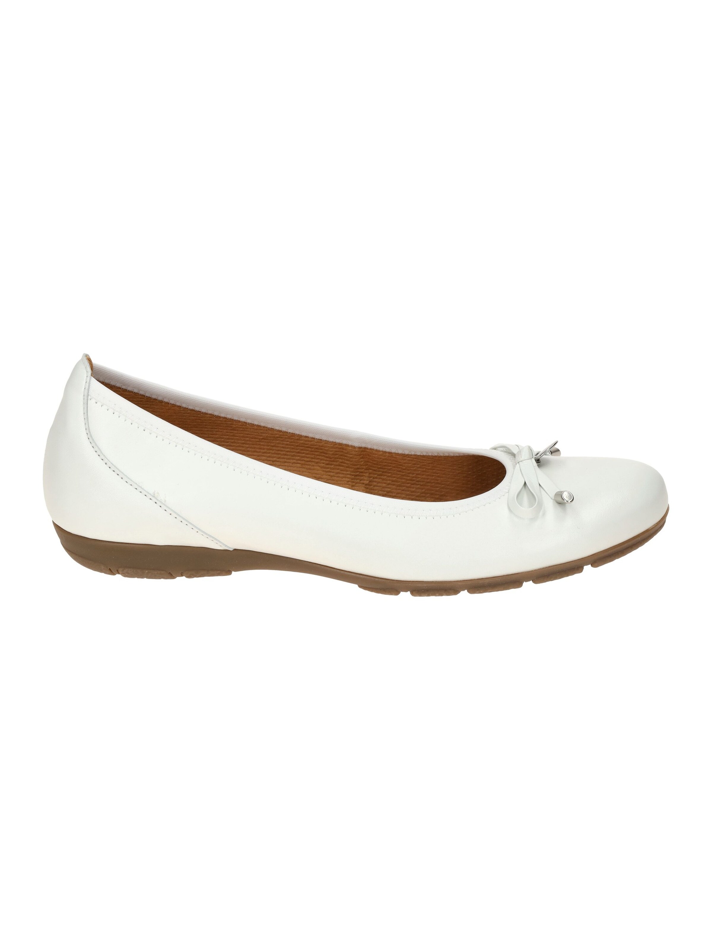 GABOR Ballet Flats in White