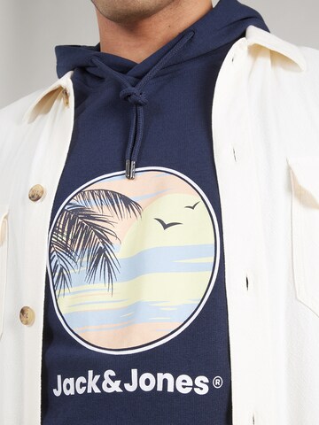 JACK & JONES Majica 'JJPERRY' | modra barva