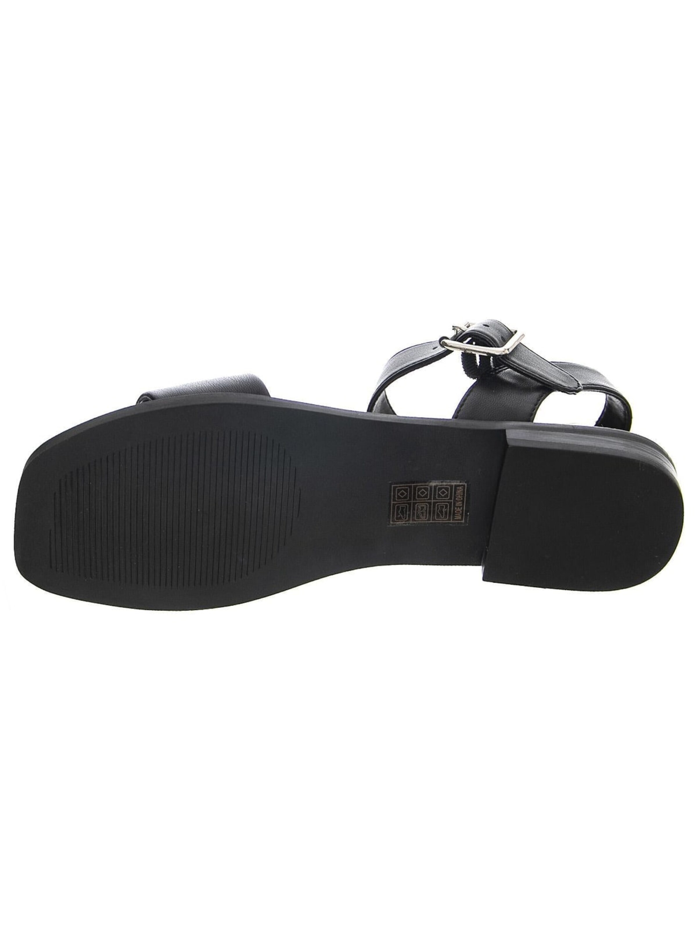 STEVE MADDEN Sandały 'Womens Nitrous Black / Black Sandals' w kolorze czarny