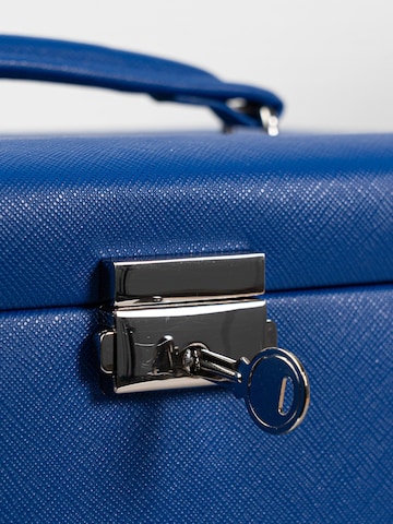 Friedrich23 Sieraden-bewaring 'JOLIE Schmuckkästchen - Kreuznarben Optik' in Blauw
