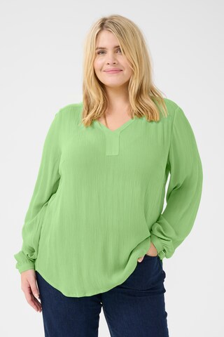 KAFFE CURVE Блузка 'KC Cami' в Зеленый: спереди