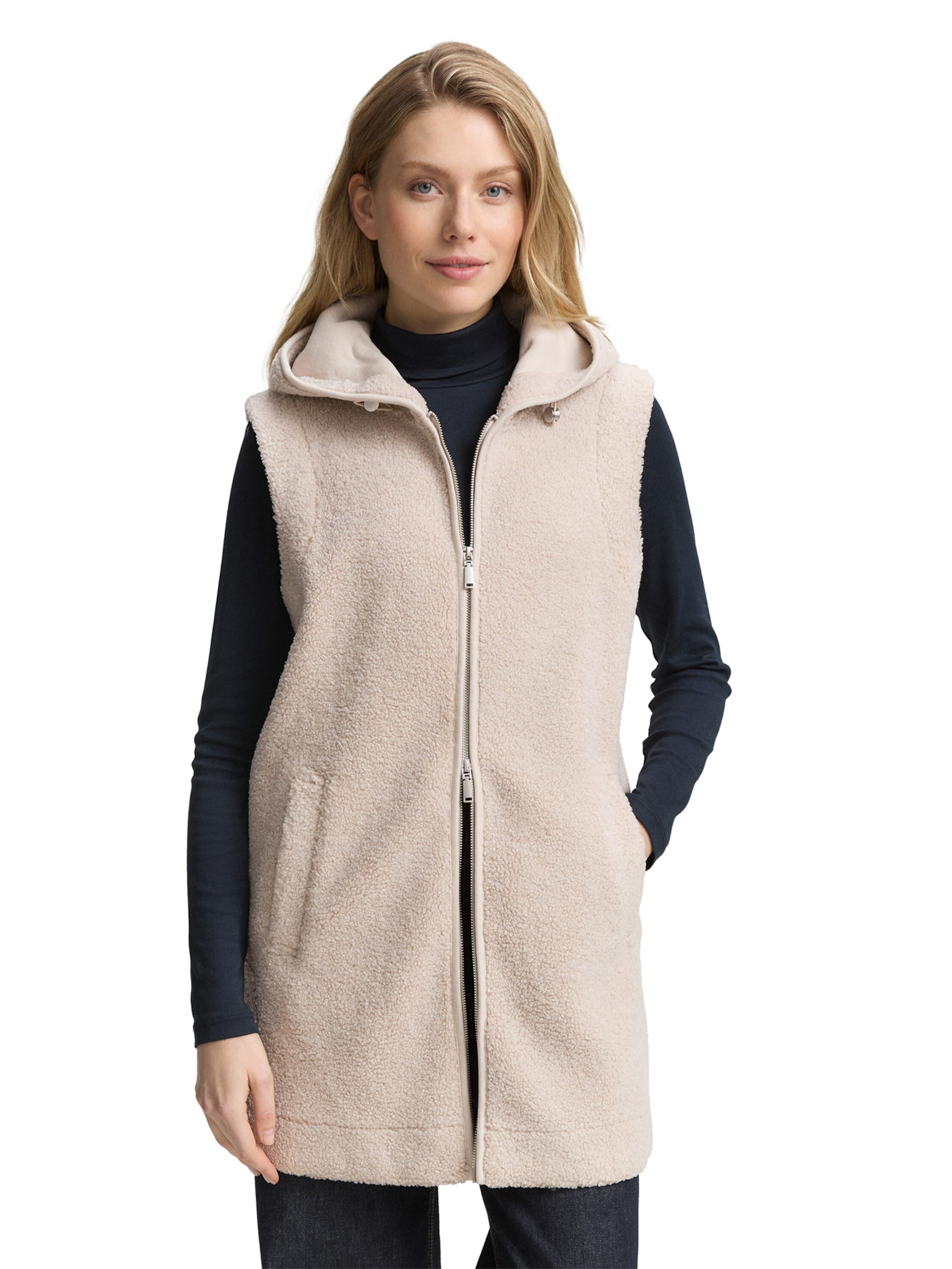 TOM TAILOR Vest in Grey: front