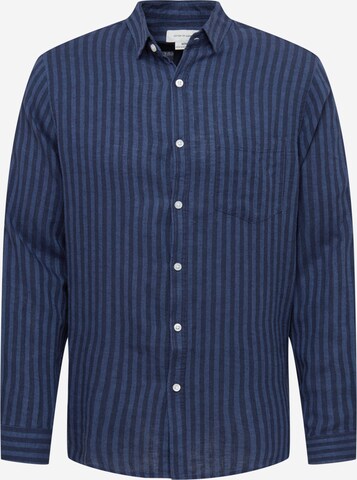 Cotton On Regular fit Button Up Shirt in Blue: front
