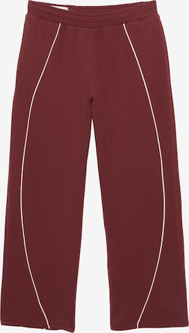 Pull&Bear Regular Housut värissä punainen: etupuoli