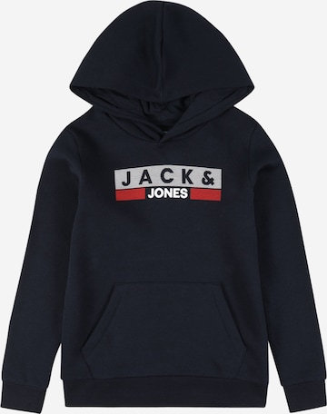 Sweat 'Corp' Jack & Jones Junior en bleu : devant