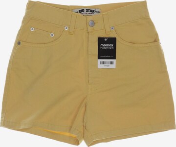 BIG STAR Shorts in S in Yellow: front