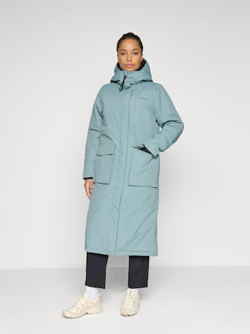 Manteau outdoor 'LEYA' Didriksons en bleu : devant