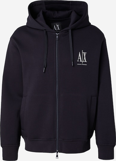 ARMANI EXCHANGE Sweat jacket in Marine blue / White, Item view