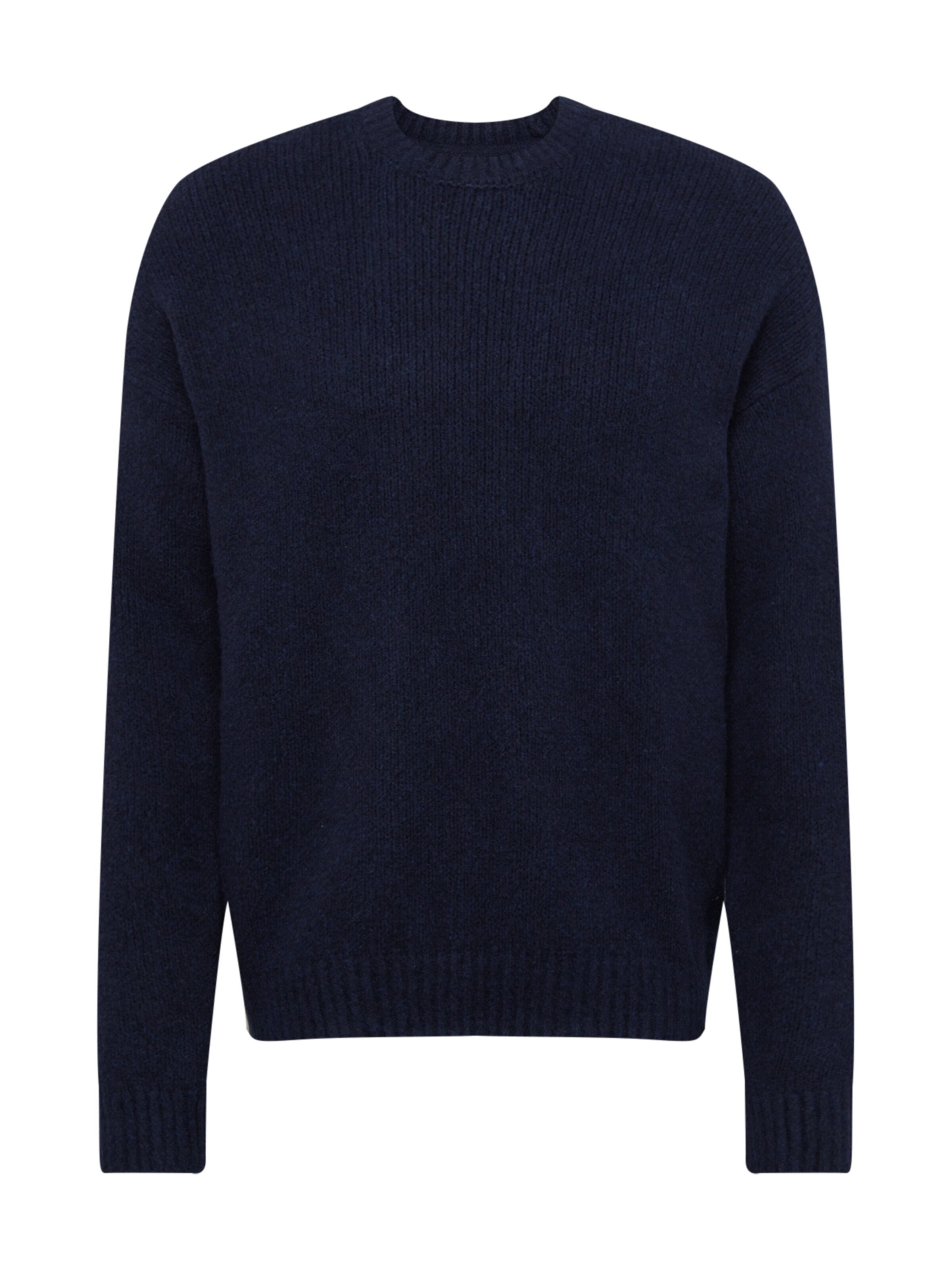 Männer Pullover & Strick Abercrombie & Fitch Pullover 'FUZZY' in Navy - YL19876