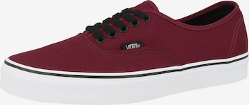 Sneaker bassa 'Authentic' di VANS in rosso: frontale