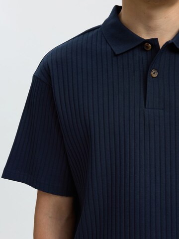 T-Shirt SELECTED en bleu