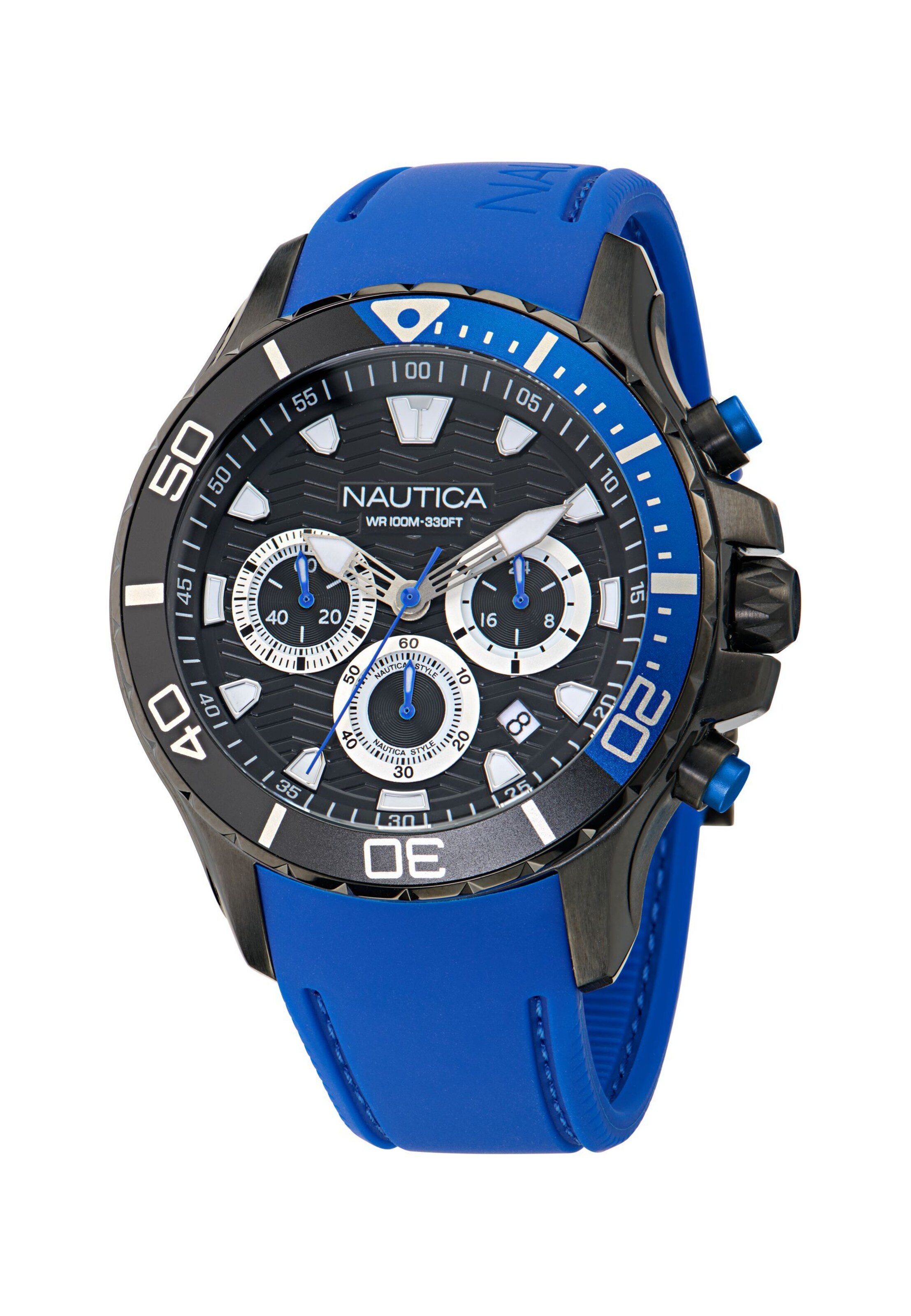 NAUTICA Analoog horloge in Blauw