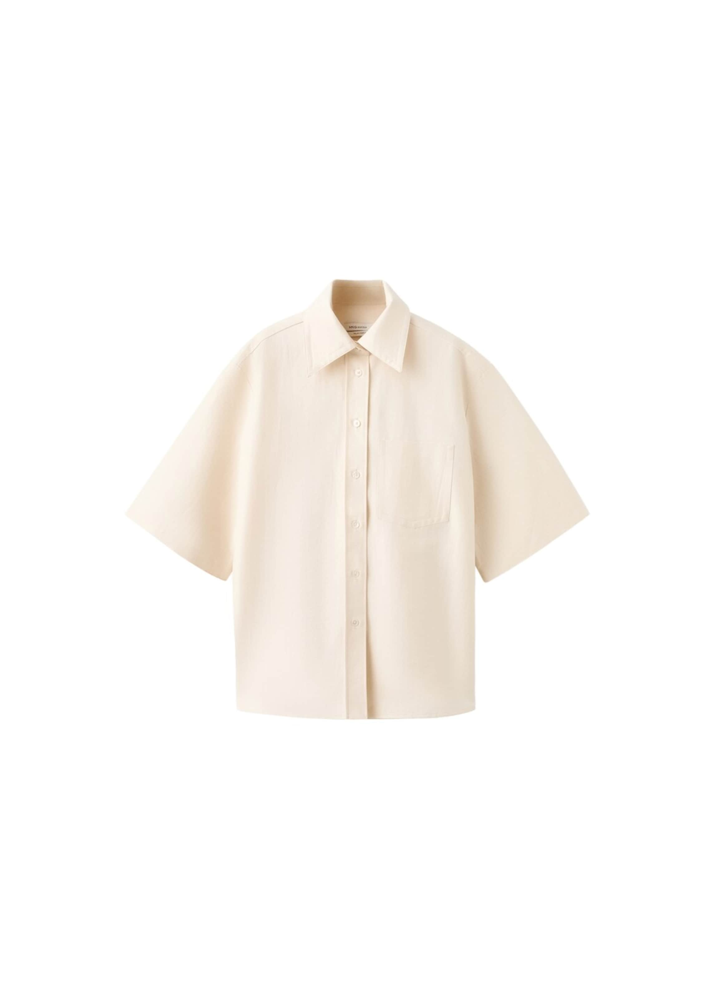 MANGO Bluse 'Beta' in Beige: Vorderseite