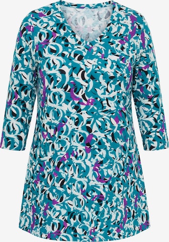 Ulla Popken Shirt in Blauw: voorkant