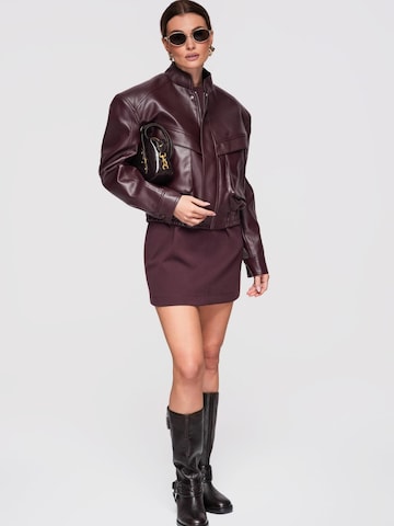 Ombre Between-season jacket in Red