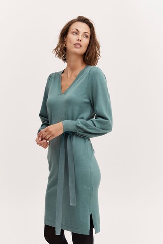Fransa Knitted dress 'BLUME' in Green: front