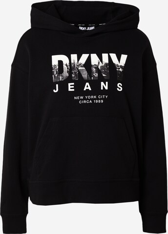 DKNY Bluzka sportowa w kolorze czarny: przód